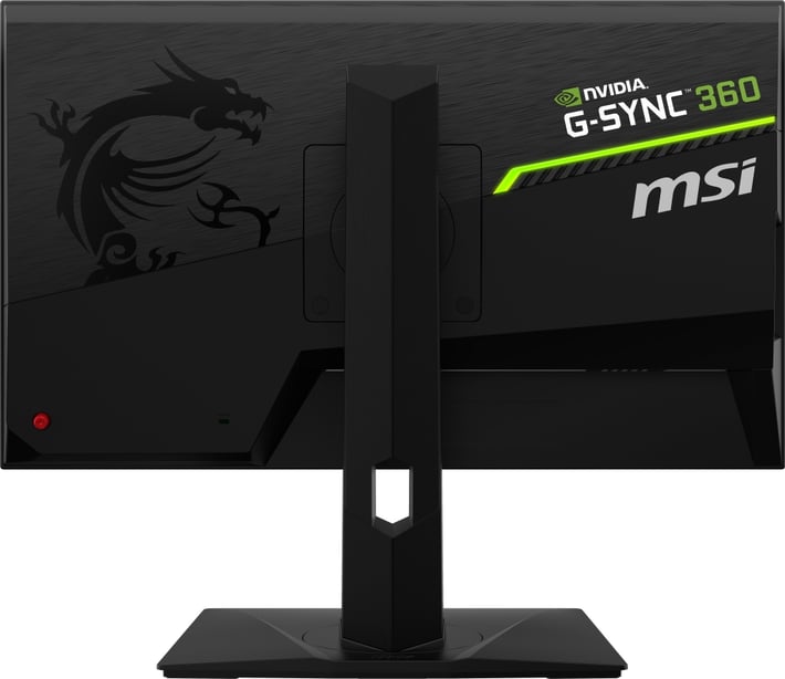 MSI Монитор Oculux NXG253R, 24.5'', LED, 1920 x 1080, 400 cd/m2, 1 ms, HDMI, черен