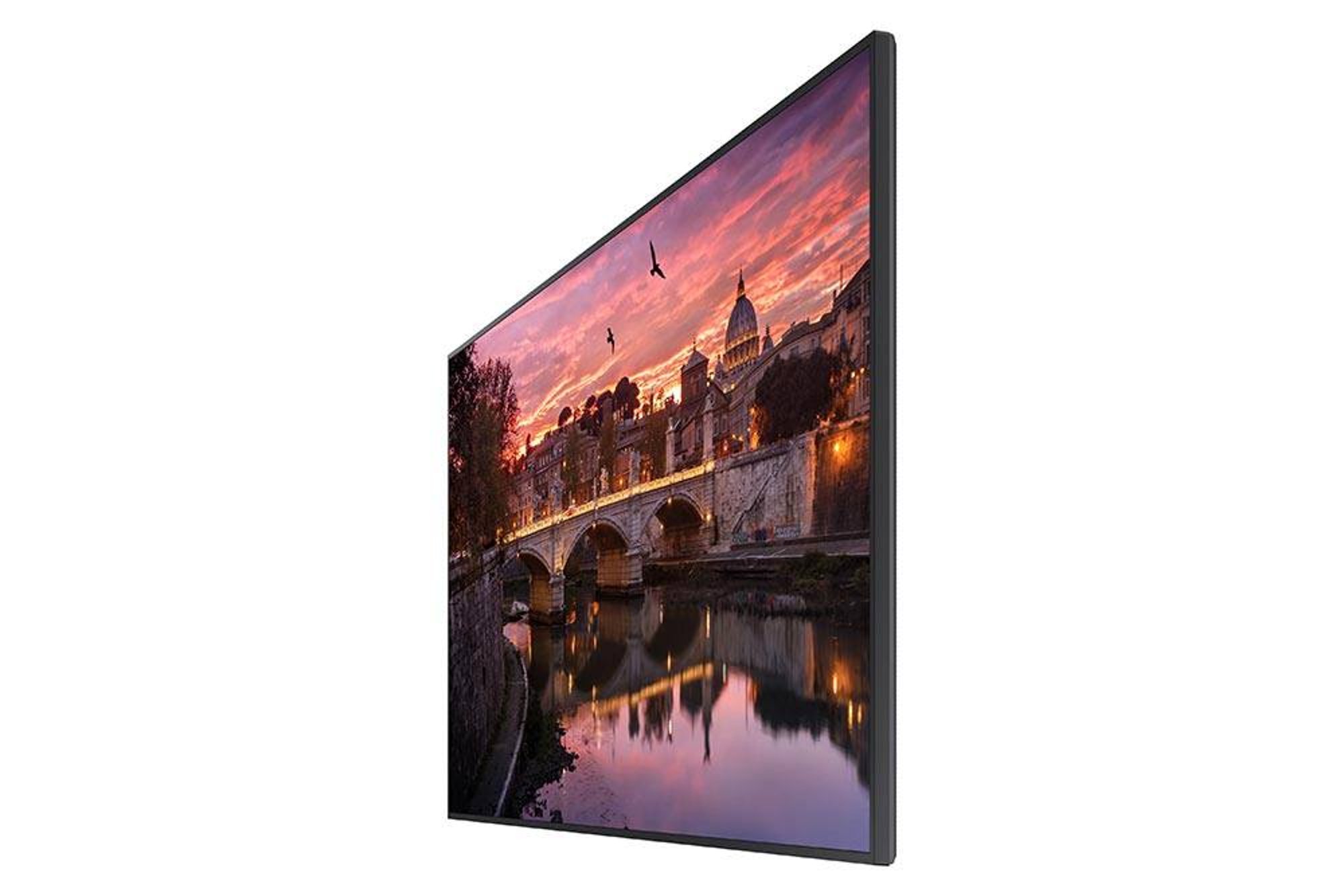 Samsung Професионален дисплей, 75'', LED, 8 ms, 350 cd/m2, 3840 x 2160, HDMI, USB, черен