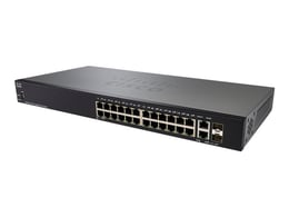 Cisco Суич SG250-26-K9-EU, 26 порта, 2 SFP, 10/100/1000 Mbps