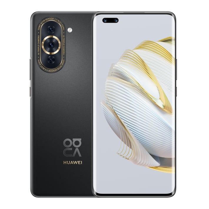 Huawei Смартфон Nova 10 Pro, Dual SIM, 256 GB, 8 GB RAM, 50 MP камера, 4500 mAh, 6.78'', черен