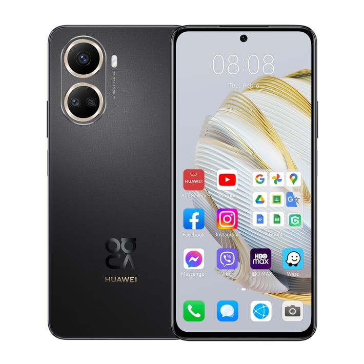 Huawei Смартфон Nova 10 SE, Dual SIM, 128 GB, 8 GB RAM, 108 MP камера, 4500 mAh, 6.67'', черен