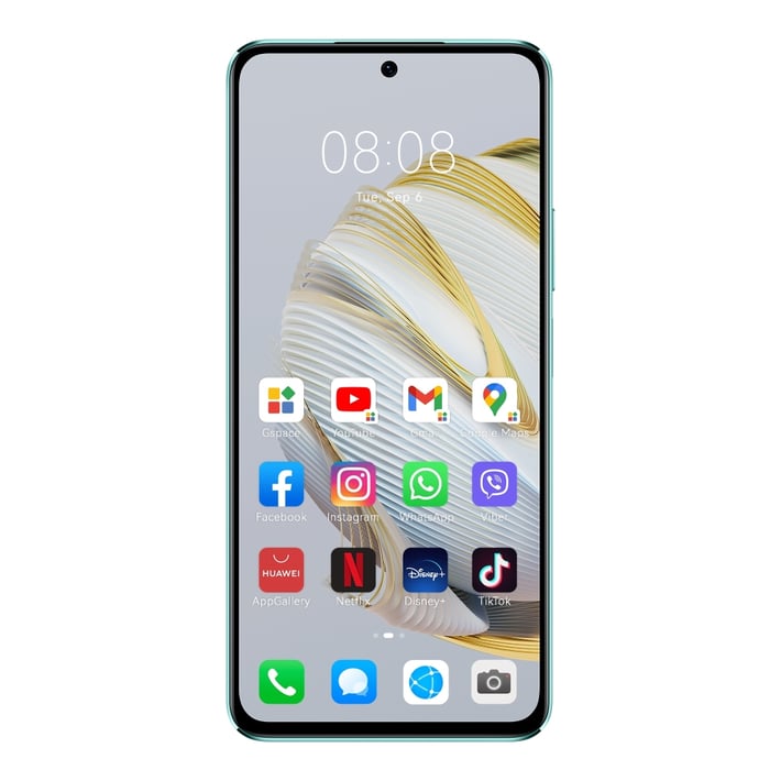 Huawei Смартфон Nova 10 SE, Dual SIM, 128 GB, 8 GB RAM, 108 MP камера, 4500 mAh, 6.67'', зелен