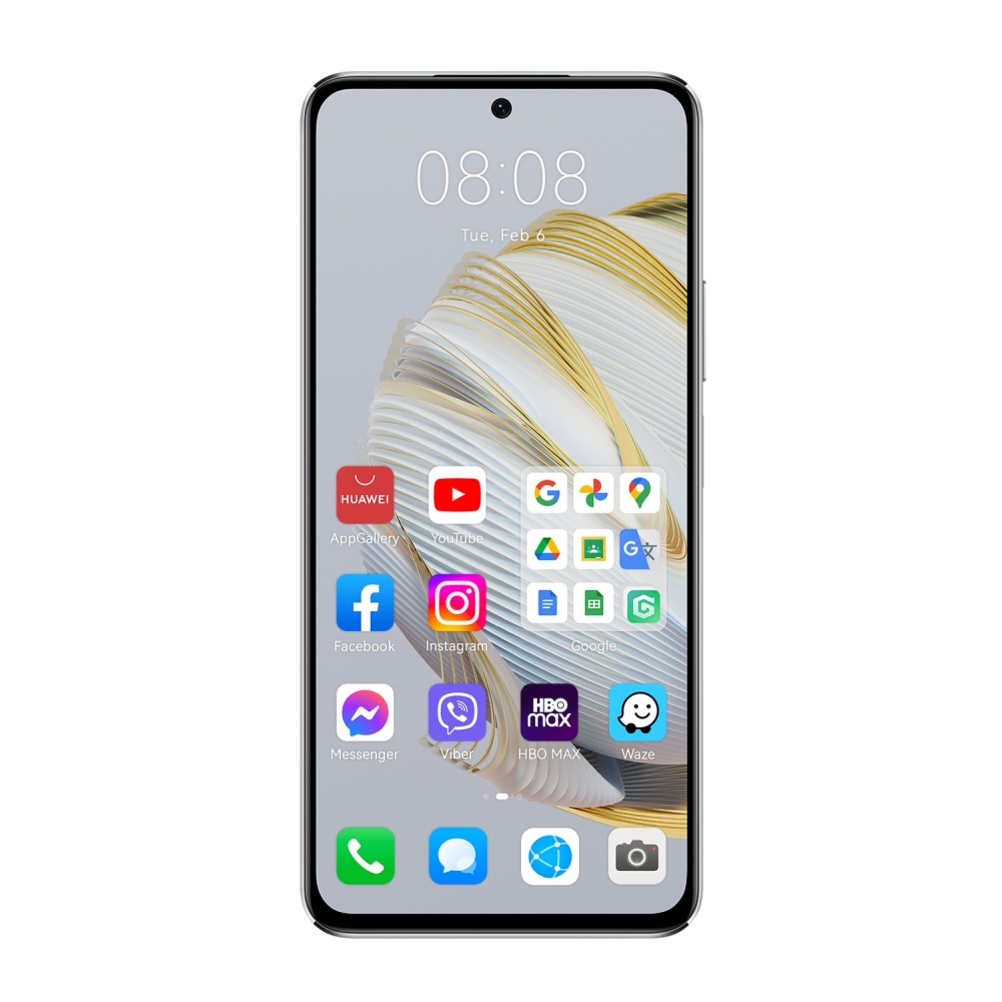 Huawei Смартфон Nova 10 SE, Dual SIM, 128 GB, 8 GB RAM, 108 MP камера, 4500 mAh, 6.67'', сребрист