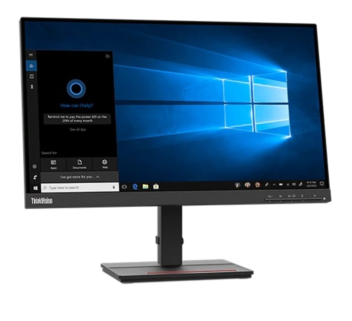 Lenovo Монитор ThinkVision S22e-20, 21.5'', LED, 1920 x 1080, 250 cd/m2, 6 ms, HDMI, VGA, черен