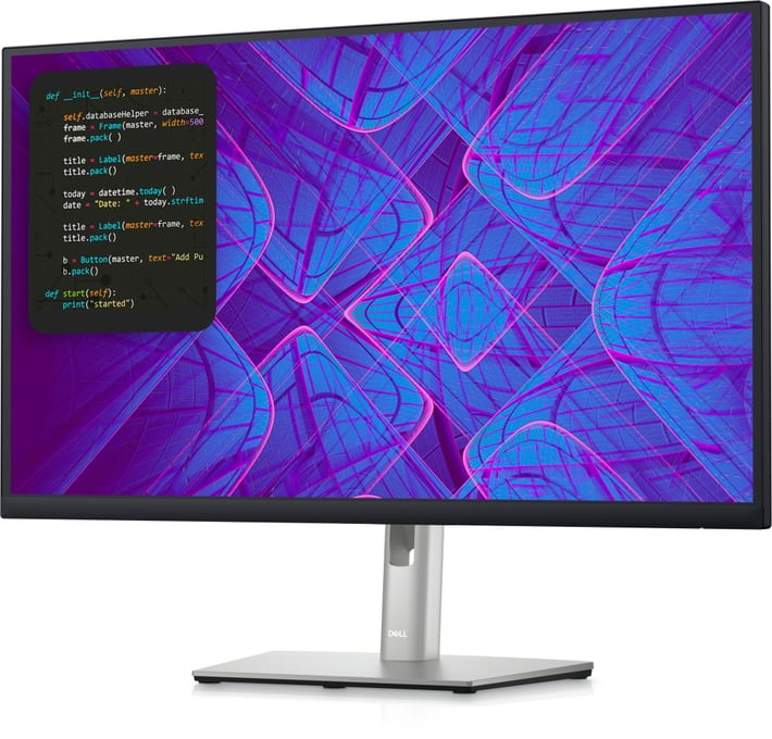 Dell Монитор P2723QE, 27'', LED, 3840 x 2160, 350 cd/m2, 5 ms, HDMI, черен