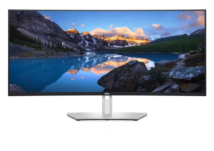 Dell Монитор U3821DW, 37.5'', LED, 3840 x 1600, 300 cd/m2, 5 ms, HDMI, извит, черно-сребрист