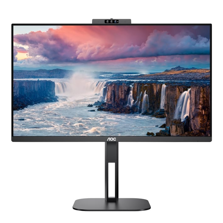 AOC Монитор 24V5CW/BK, 23.8'', LED, 1920 x 1080, 300 cd/m2, 4 ms, HDMI, USB, черен