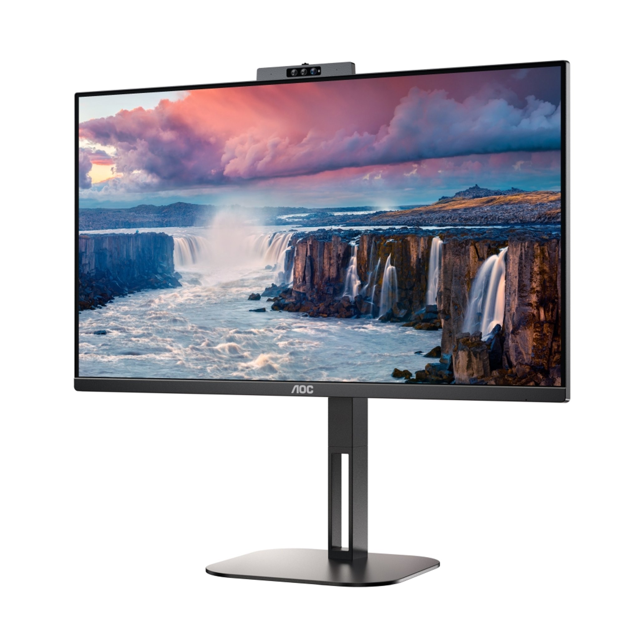 AOC Монитор 24V5CW/BK, 23.8'', LED, 1920 x 1080, 300 cd/m2, 4 ms, HDMI, USB, черен