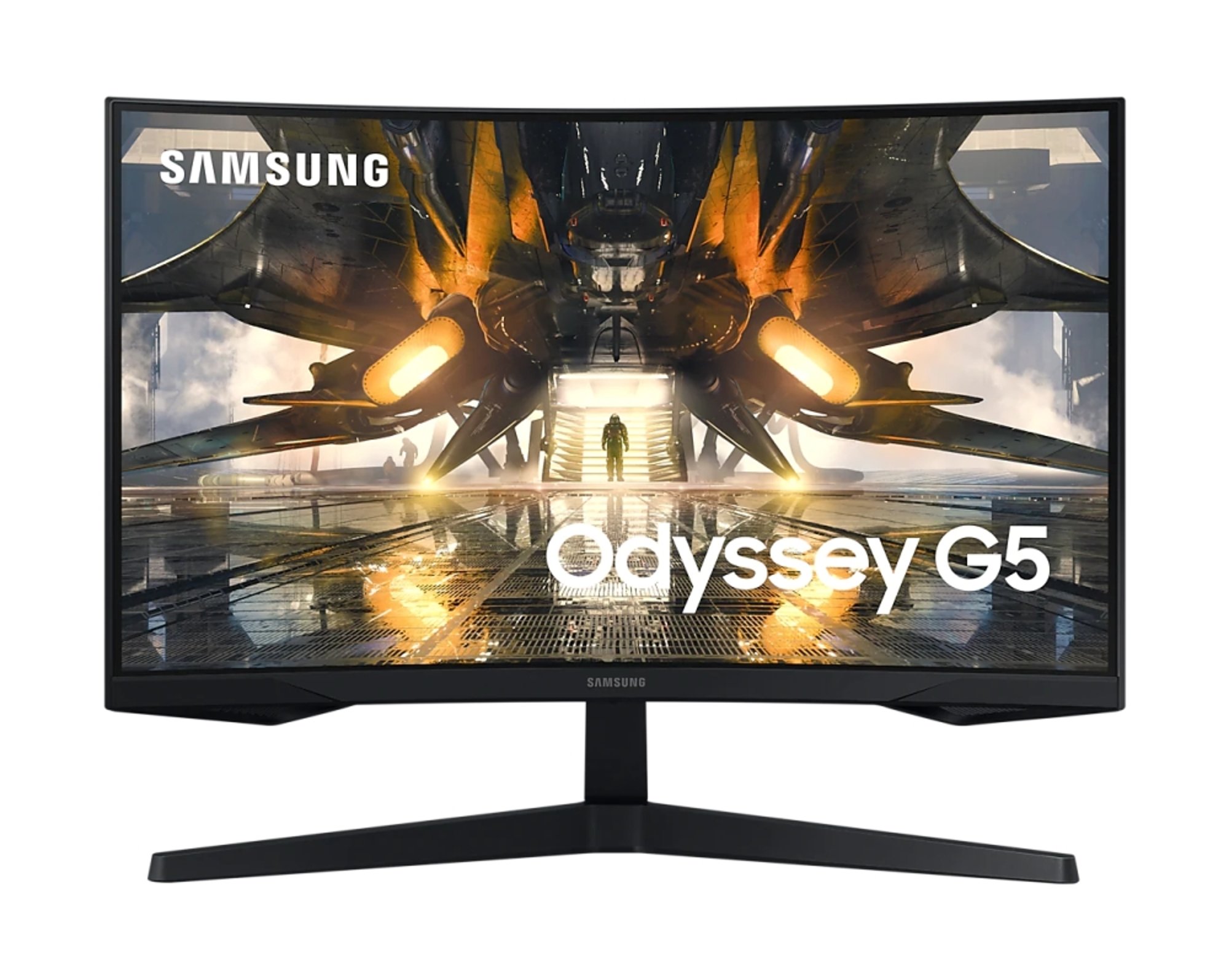 Samsung Монитор 27AG550A, 27'', LED, 2560 x 1440, 300 cd/m2, 1 ms, HDMI, извит, черен