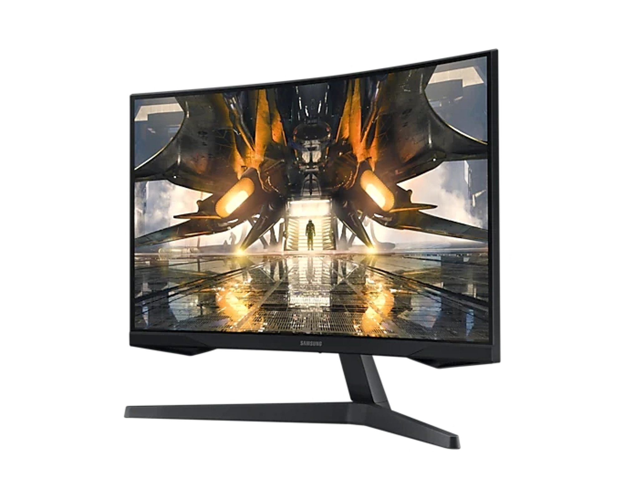 Samsung Монитор 27AG550A, 27'', LED, 2560 x 1440, 300 cd/m2, 1 ms, HDMI, извит, черен