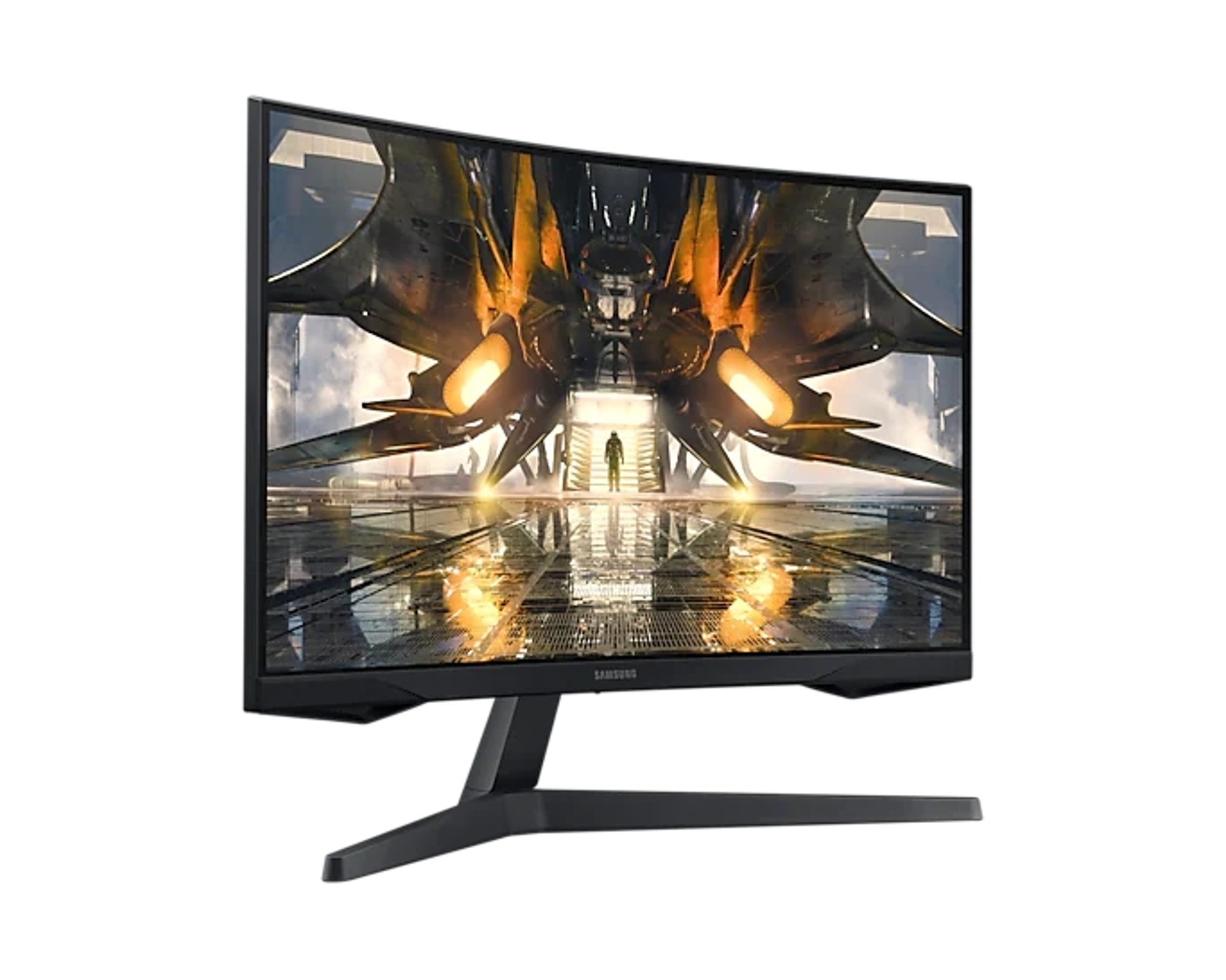 Samsung Монитор 27AG550A, 27'', LED, 2560 x 1440, 300 cd/m2, 1 ms, HDMI, извит, черен