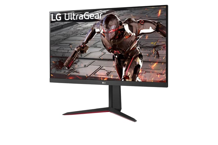 LG Монитор 32GN650-B, 31.5'', LED, 2560 x 1440, 350 cd/m2, 1 ms, HDMI, черен