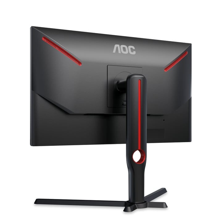 AOC Монитор 25G3ZM/BK, 24.5'', WLED, 1920 x 1080, 300 cd/m2, 1 ms, 2 HDMI, черно-червен